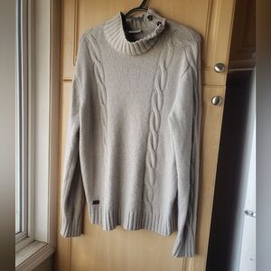 Lacoste Gray Turtleneck Sweater for Men